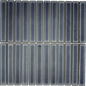 Concave Blue Stack Gloss Tile for Australian Spaces