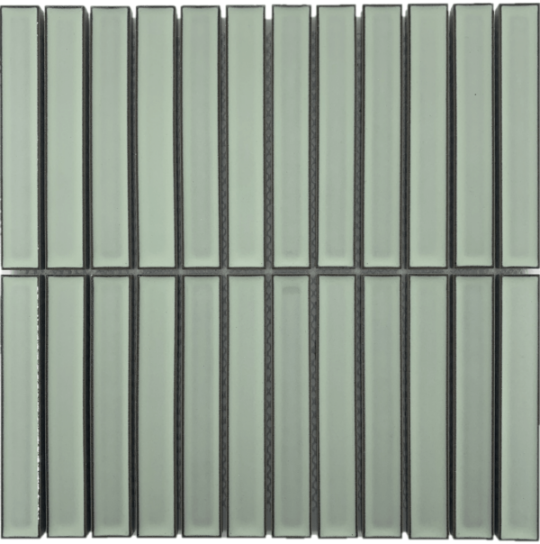 Concave Pistachio Stack Gloss Tile for Australian Spaces