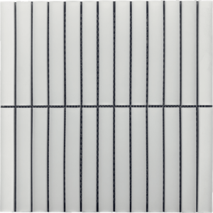 Concave White Stack Matt Tile for Australian Spaces