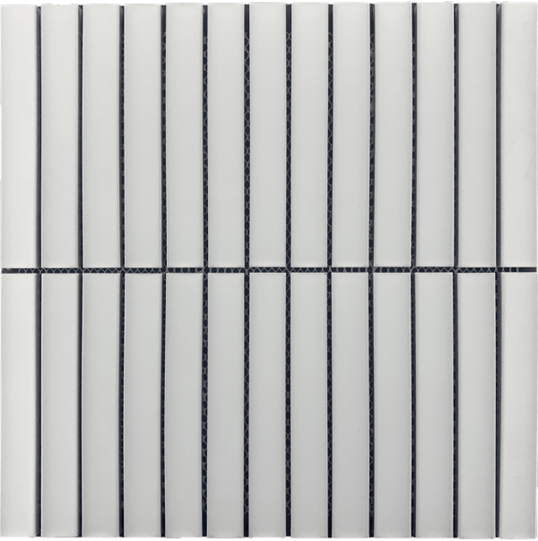 Concave White Stack Matt Tile for Australian Spaces