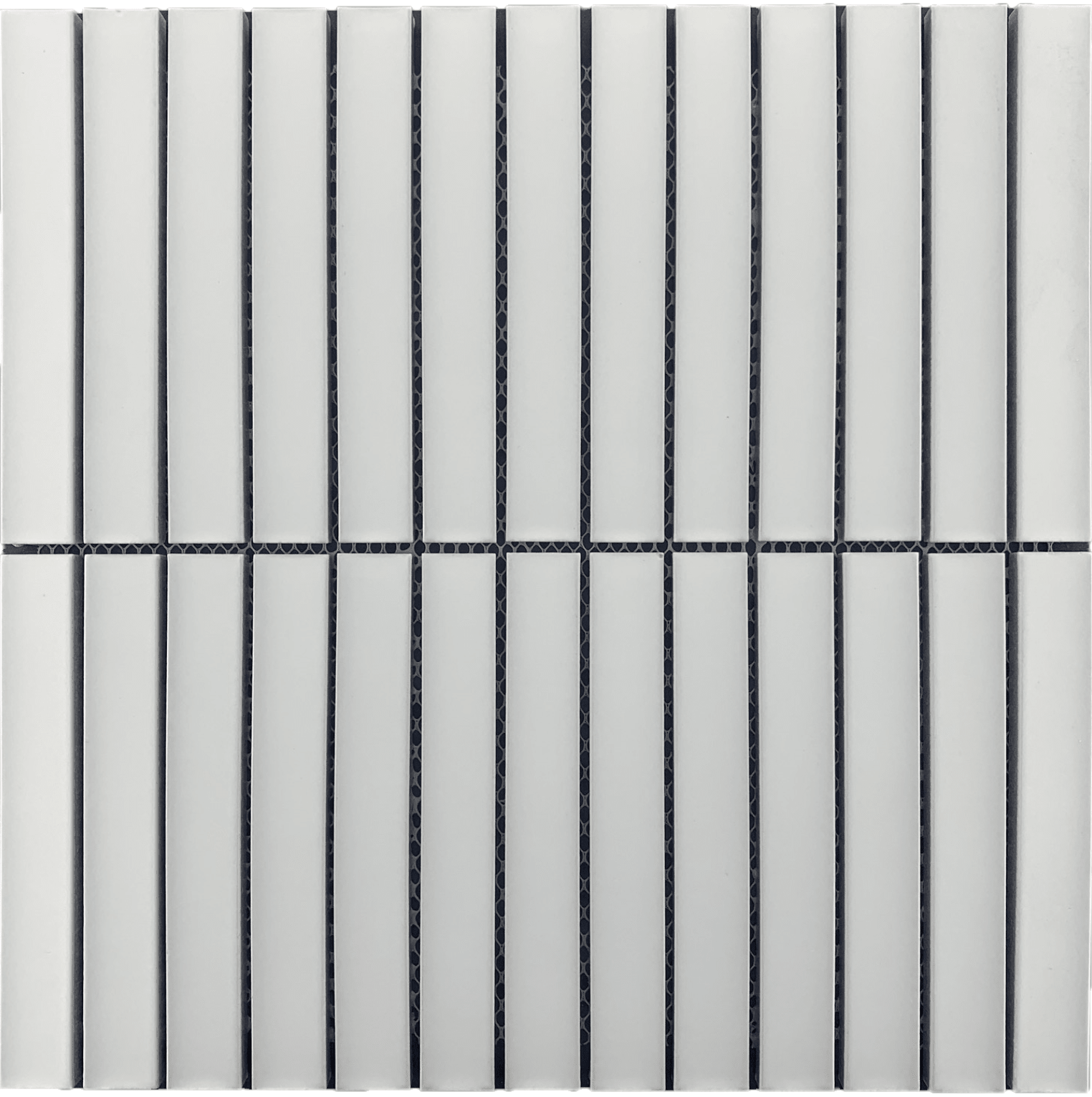 Concave White Stack Matt Tile for Australian Spaces